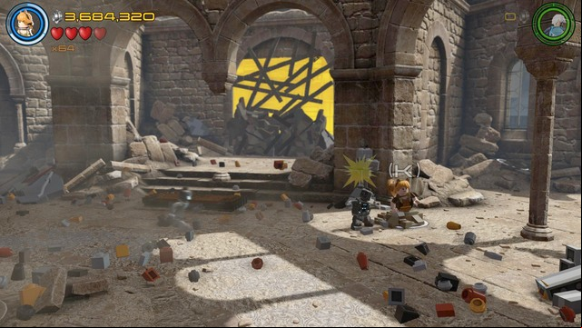 Walk towards the right side where you will find the collapsed tunnel - Minikits - Ultron Undone - secrets - LEGO Marvels Avengers - Game Guide and Walkthrough