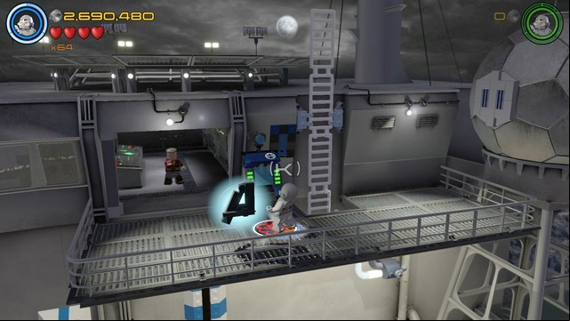 Now fly up and use the computer shown on the picture - Stan Lee / Red brick - Lack of Insight - secrets - LEGO Marvels Avengers - Game Guide and Walkthrough