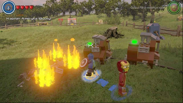 One of the machines will explode after loading the generator - Characters - Bartons Farm - secrets - LEGO Marvels Avengers - Game Guide and Walkthrough