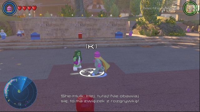 Go to the financial district and speak with She-Hulk who will have a mission for you - Side missions - North Manhattan - secrets - LEGO Marvels Avengers - Game Guide and Walkthrough