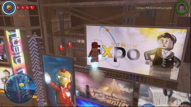 Another golden brick can be found on Times Square - Golden bricks - North Manhattan - secrets - LEGO Marvels Avengers - Game Guide and Walkthrough