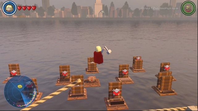 Near the plant you will find the place shown on the picture - Golden bricks - North Manhattan - secrets - LEGO Marvels Avengers - Game Guide and Walkthrough