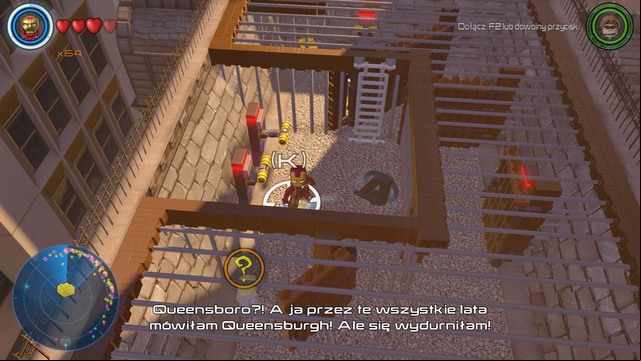 On the Soho building you will find another riddle - Golden bricks - North Manhattan - secrets - LEGO Marvels Avengers - Game Guide and Walkthrough