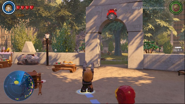 Another golden brick can be found in Central Park - Golden bricks - Central Manhattan - secrets - LEGO Marvels Avengers - Game Guide and Walkthrough