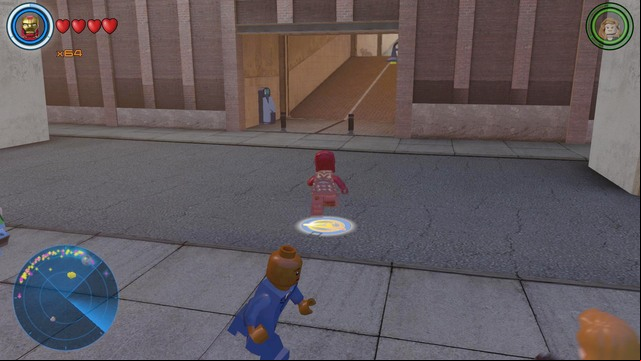 Another golden brick will be hidden underground - Golden bricks - Central Manhattan - secrets - LEGO Marvels Avengers - Game Guide and Walkthrough