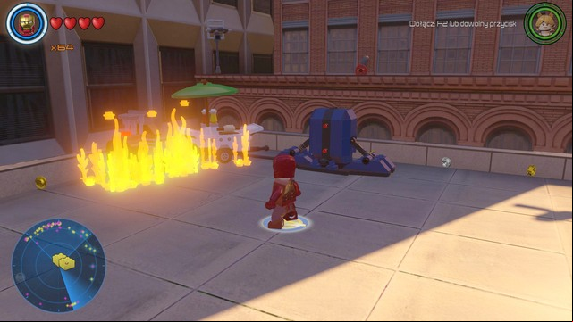 On the roof of the building in the southern part of central Manhattan you will find a container - Golden bricks - Central Manhattan - secrets - LEGO Marvels Avengers - Game Guide and Walkthrough