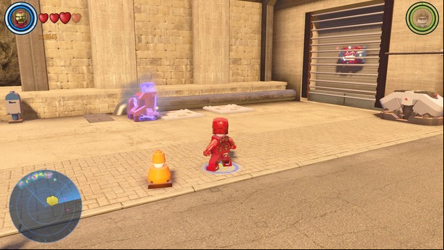 You will find another riddle at the back of Avengers base - Golden bricks - Southern Manhattan - secrets - LEGO Marvels Avengers - Game Guide and Walkthrough