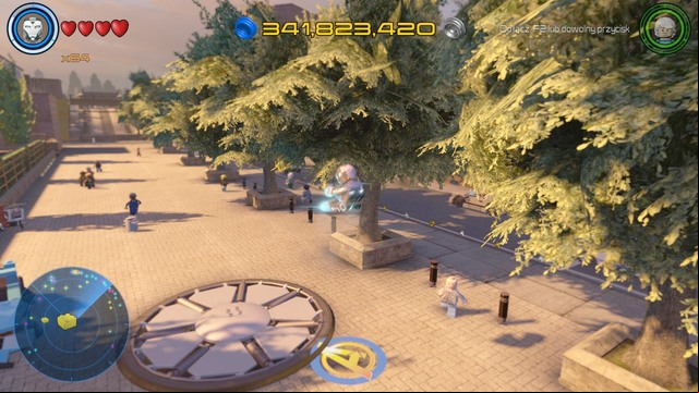 Another brick can be found under the cover shown on the picture that is located in the central part of southern Manhattan - Golden bricks - Southern Manhattan - secrets - LEGO Marvels Avengers - Game Guide and Walkthrough