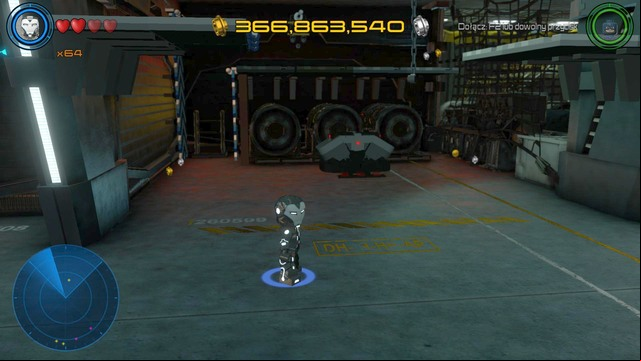 You will find another brick in the hangar - Golden bricks - S.H.I.E.L.D. Helicarrier - secrets - LEGO Marvels Avengers - Game Guide and Walkthrough