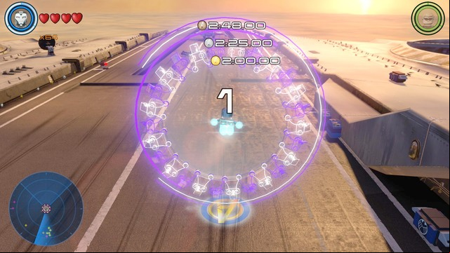 You can participate in the first race on the Helicarrier as any character that can fly - Races - S.H.I.E.L.D. Helicarrier - secrets - LEGO Marvels Avengers - Game Guide and Walkthrough