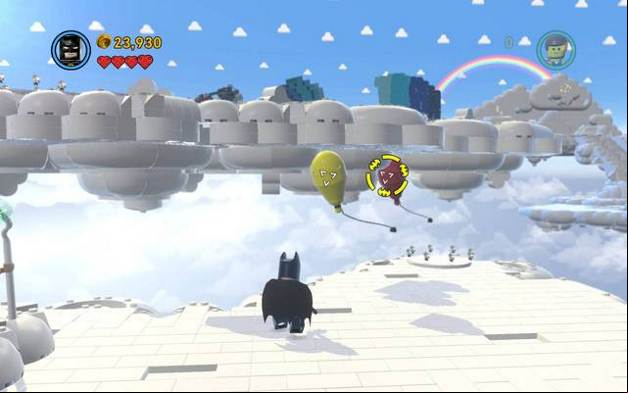 Pierce through all the balloons - Welcome to Cloud Cuckoo Land - The story mode - The LEGO Movie Videogame - Game Guide and Walkthrough