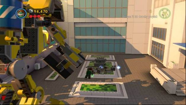 Build a statue between buildings - you will receive a golden manual - Return from Reality - The story mode - The LEGO Movie Videogame - Game Guide and Walkthrough