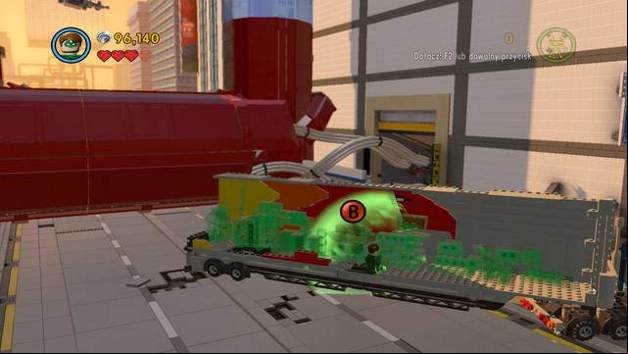 Green Lantern can use the green bricks - Return from Reality - The story mode - The LEGO Movie Videogame - Game Guide and Walkthrough