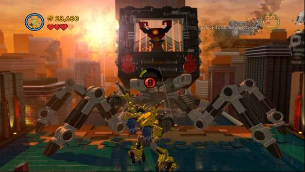 Finish off the mech with Special action - The Final Showdown - The story mode - The LEGO Movie Videogame - Game Guide and Walkthrough