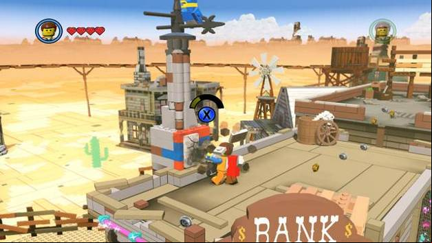 The first bird - Old West - Side Missions - Red Bricks - The LEGO Movie Videogame - Game Guide and Walkthrough