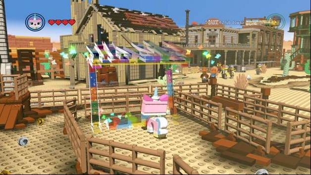 The third bird - Old West - Side Missions - Red Bricks - The LEGO Movie Videogame - Game Guide and Walkthrough