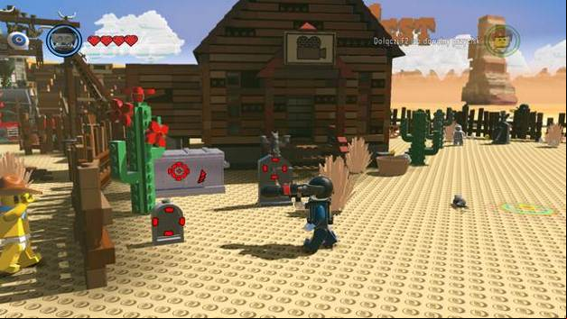 The fifth bird - Old West - Side Missions - Red Bricks - The LEGO Movie Videogame - Game Guide and Walkthrough