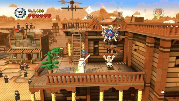 Destroy the skeletons - Flatbush Rooftops - Golden manuals and pants - The LEGO Movie Videogame - Game Guide and Walkthrough