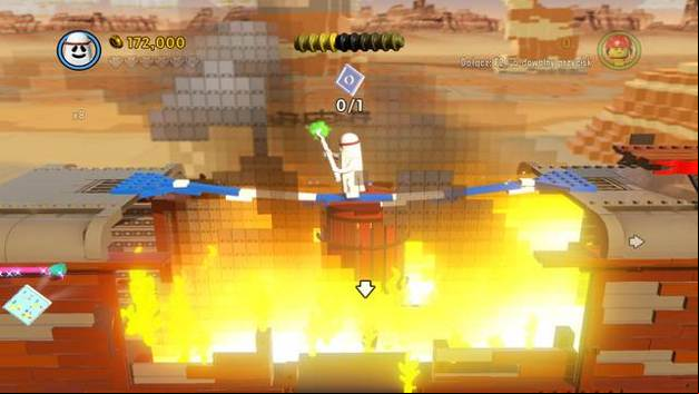 The fourth page - Escape from Flatbush - Golden manuals and pants - The LEGO Movie Videogame - Game Guide and Walkthrough