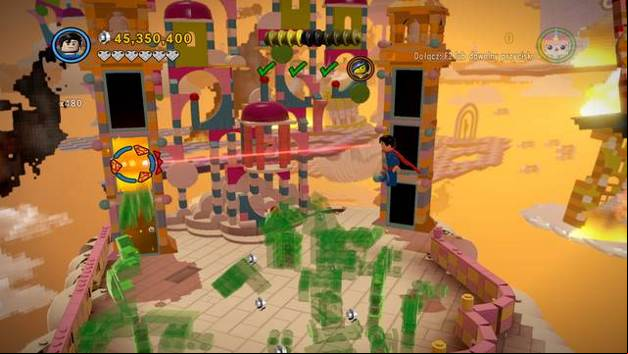 The pants between the two towers - Attack on Cloud Cuckoo Land - Golden manuals and pants - The LEGO Movie Videogame - Game Guide and Walkthrough