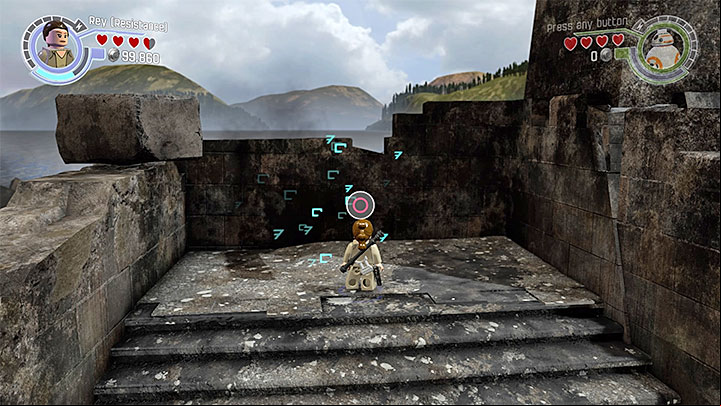 Special requirements: a character that can destroy silver objects (e - Chapter 6 - Battle of Takodana | Minikits and red bricks - Minikits and red LEGO bricks - LEGO Star Wars: The Force Awakens Game Guide