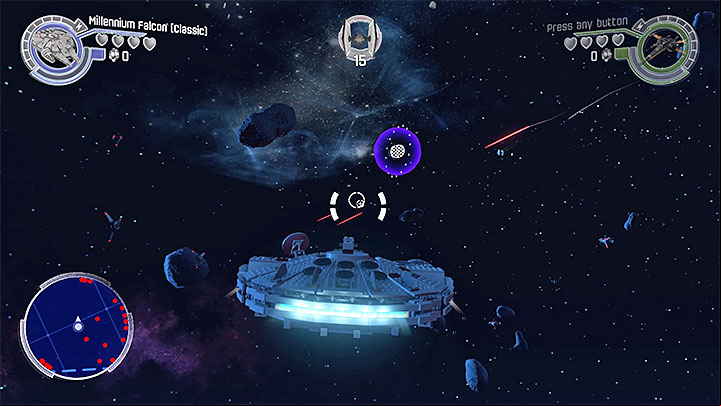 This is where you start the time trial - Chapter 10 - The Finale | Minikits and red bricks - Minikits and red LEGO bricks - LEGO Star Wars: The Force Awakens Game Guide