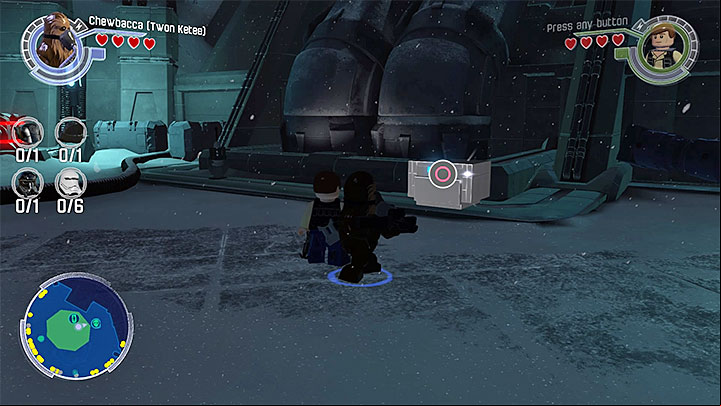 Use thermal detonators once you reveal the silver object - Starkiller Base collectibles & minor missions map - Maps - LEGO Star Wars: The Force Awakens Game Guide