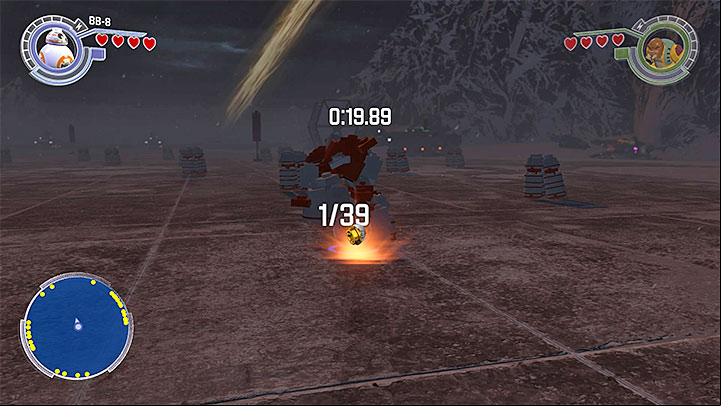 BB-8 needs to destroy objects scattered around the airport - Starkiller Base collectibles & minor missions map - Maps - LEGO Star Wars: The Force Awakens Game Guide