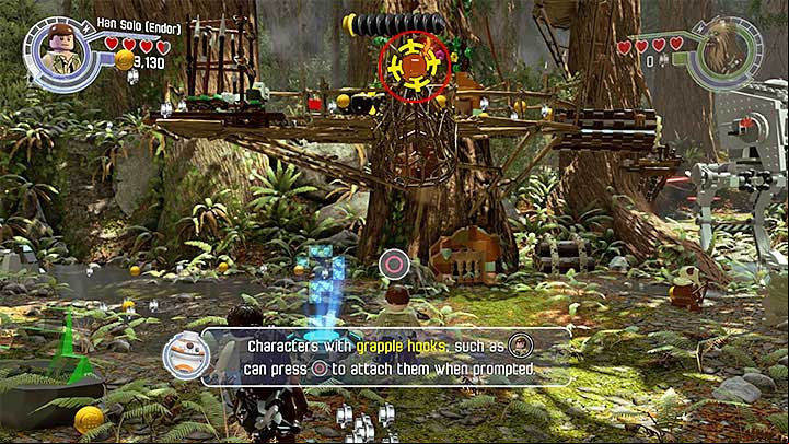 From this moment onwards try to avoid AT-STs fire - Prologue - The Battle of Endor | Walkthrough - Story Mode - LEGO Star Wars: The Force Awakens Game Guide