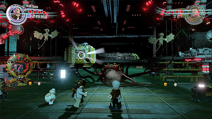 Aim at the explosive box carried by rathtar. - Chapter 4 - The Eravana | Walkthrough - Story Mode - LEGO Star Wars: The Force Awakens Game Guide