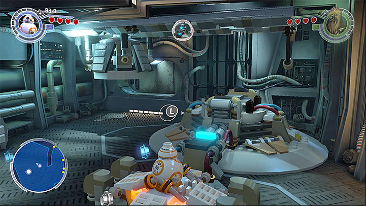 BB-8 will repair the hyperdrive. - Chapter 5 - Mazs Castle | Walkthrough - Story Mode - LEGO Star Wars: The Force Awakens Game Guide