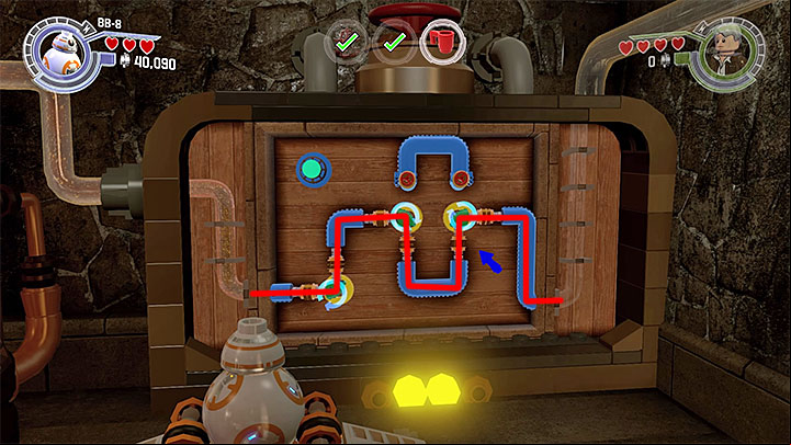 The robot will get to the back of the bar - Chapter 5 - Mazs Castle | Walkthrough - Story Mode - LEGO Star Wars: The Force Awakens Game Guide