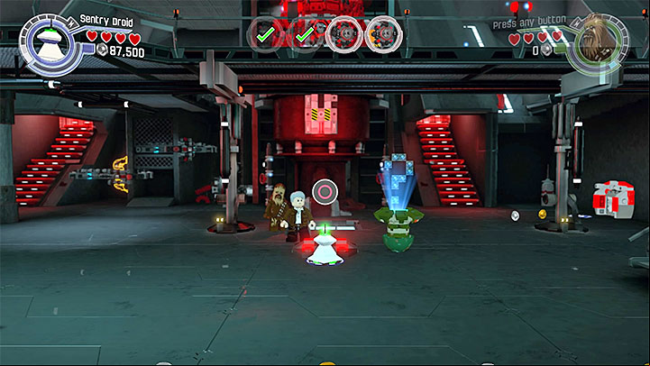 You can now switch to the small Sentry Droid - Chapter 9 - Destroy Starkiller Base | Walkthrough - Story Mode - LEGO Star Wars: The Force Awakens Game Guide