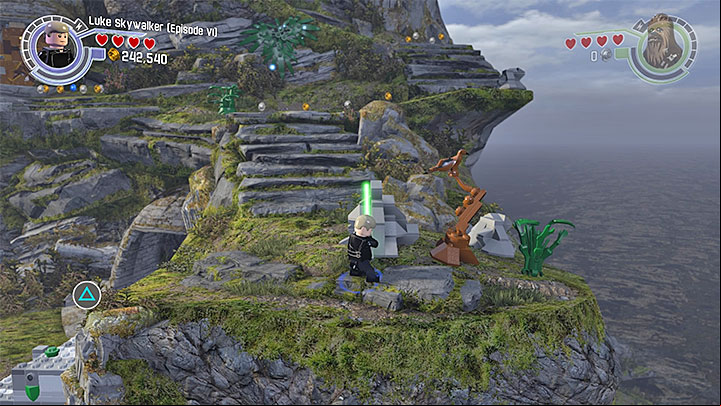 The second tree - Epilogue - Lukes Island | Minikits and red bricks - Minikits and red LEGO bricks - LEGO Star Wars: The Force Awakens Game Guide