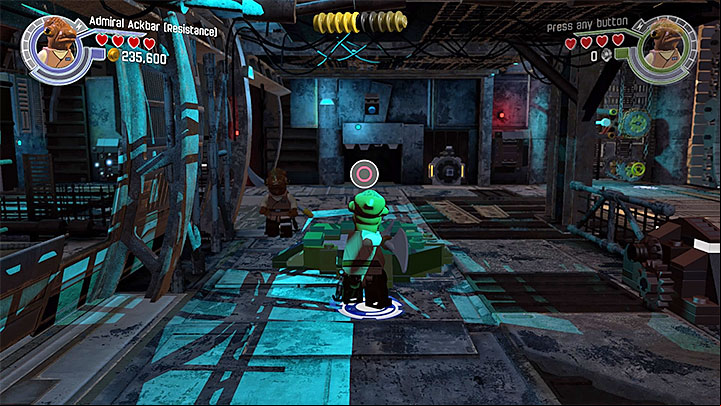 Special requirements: a character that can swim (e - Lor San Tekkas Return | Minikits and red bricks - Minikits and red LEGO bricks - LEGO Star Wars: The Force Awakens Game Guide