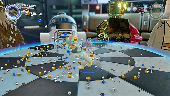 During the Dejarik Battle mission you must quickly collect the studs after each victory - How to quickly gather studs and on what should you spend them? - General information - LEGO Star Wars: The Force Awakens Game Guide