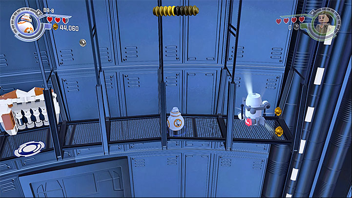 The secret is hidden in a separate area, accessible through a hatch. - Prologue - The Battle of Endor | Minikits and red bricks - Minikits and red LEGO bricks - LEGO Star Wars: The Force Awakens Game Guide