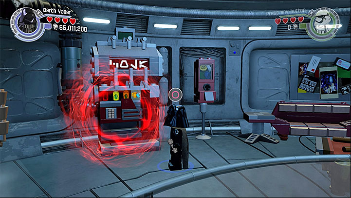 Use the Force on the machine - Trouble Over Taul | Minikits and red bricks - Minikits and red LEGO bricks - LEGO Star Wars: The Force Awakens Game Guide
