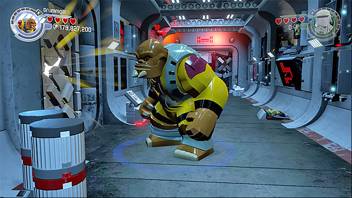 Break through the cracked wall - Trouble Over Taul | Minikits and red bricks - Minikits and red LEGO bricks - LEGO Star Wars: The Force Awakens Game Guide