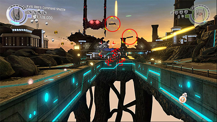Special requirements: none - Ottegan Assault | Minikits and red bricks - Minikits and red LEGO bricks - LEGO Star Wars: The Force Awakens Game Guide