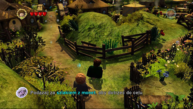 After the prologue, you will be moved to Hobbiton and take control of Frodo and Sam - Middle-Earth: Hobbiton - Walkthrough - Act I - LEGO The Lord of the Rings - Game Guide and Walkthrough
