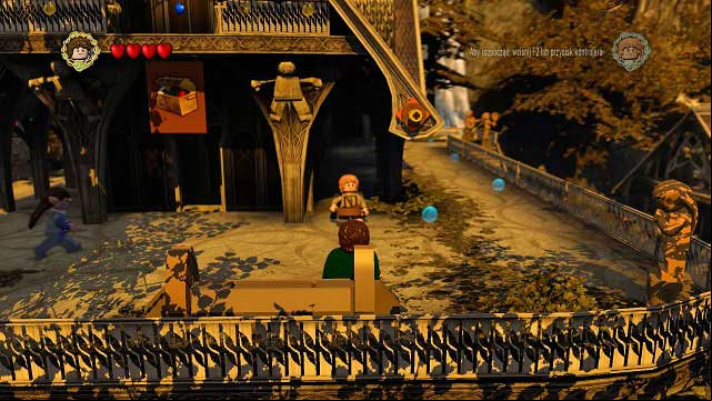 After watching another cutscene you will take control of Frodo and Sam and will have to head to a council - Middle-Earth: Rivendell - Walkthrough - Act I - LEGO The Lord of the Rings - Game Guide and Walkthrough