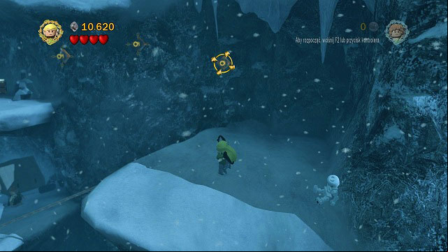 Change to Legolas and walk along the line to the other side - The of Caradhras - Walkthrough - Act I - LEGO The Lord of the Rings - Game Guide and Walkthrough