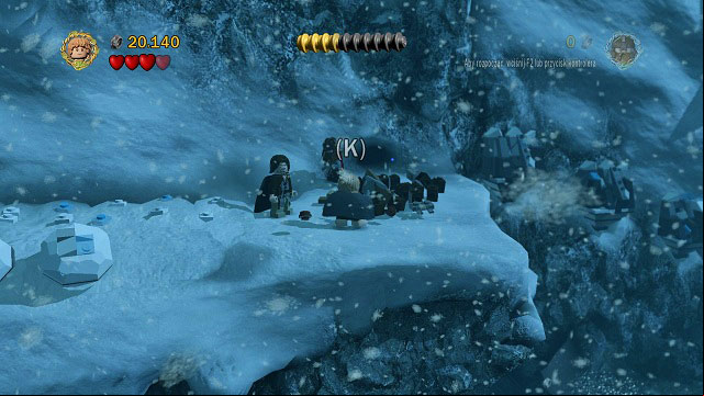 This time you will have to move Gimli as well as Sam to the other side - The of Caradhras - Walkthrough - Act I - LEGO The Lord of the Rings - Game Guide and Walkthrough