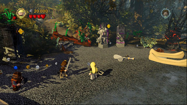 Time to search for the missing Hobbit - Amon Hen - Walkthrough - Act I - LEGO The Lord of the Rings - Game Guide and Walkthrough