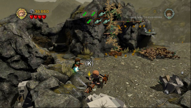 It's time for the fifth fish - Taming Gollum - Walkthrough - Act II - LEGO The Lord of the Rings - Game Guide and Walkthrough