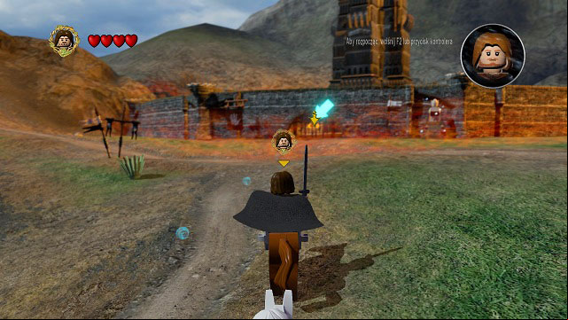 This time you need to reach the gates of Isengard - Saruman's seat - Middle-Earth: Rohan and the road to Osgiliath - Walkthrough - Act II - LEGO The Lord of the Rings - Game Guide and Walkthrough