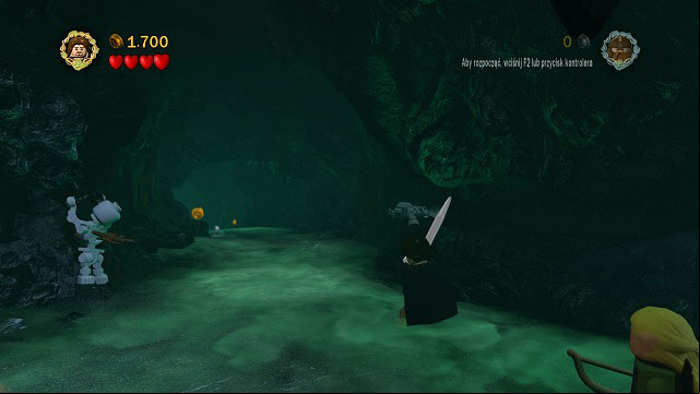 As mentioned before, Aragorn is now in possession of the Anduril sword, capable of destroying Morgul LEGO bricks - The Paths of the Dead - Walkthrough - Act III - LEGO The Lord of the Rings - Game Guide and Walkthrough