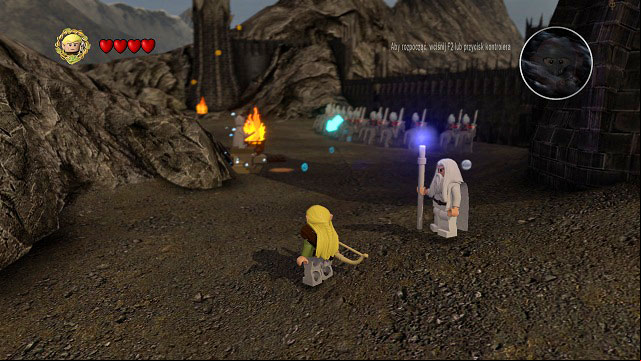After getting across the marshes, you will be very close to the Gate - Middle-Earth: Road to the Black Gate - Walkthrough - Act III - LEGO The Lord of the Rings - Game Guide and Walkthrough