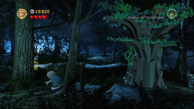 It's very easy to notice, behind a tree to the left of where you have to get past the patrolling Nazgul - The Black Rider - Collectibles - LEGO The Lord of the Rings - Game Guide and Walkthrough